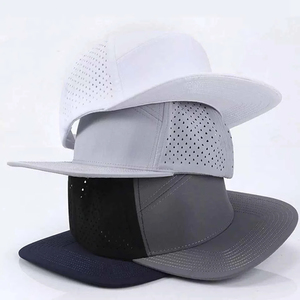 Unisex 6-Panel Snapback <b>Cap</b> Dot Solid Color Mesh Breathable Waterproof Adjustable Fit Casual Baseball Hat Spring Summer Wear - Product Image 3