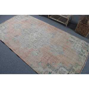 Alfombra Turca, Alfombra Vintage de 3.9x7.7 pies, Alfombra de Lana Roja - Product Image 4