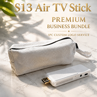 S13 Air Android 14 TV Stick RK3518 2GB 16GB 4K Dual WIFI 2T2R BT Remote Suara 1pc MOQ Logo Kustom Versi APP TV Harga Grosir