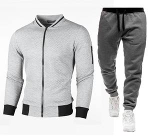 ชุดวอร์มสำหรับผู้ชายชุดเสื้อผ้าแบบสวมมีฮู้ดและกางเกงมีฮู้ดสำหรับผู้หญิงสีพื้น + กางเกง - Product Image 2