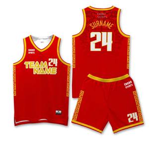 Manufacturer Engro Sportswear Uniforms Industry Custom Design Sublimation Printing Basketball Jersey <b>Shorts</b> Reversible Uniform - Product Image 5