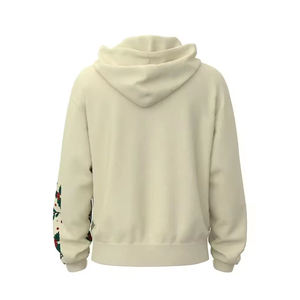 Sudaderas con capucha de gran tamaño para hombre de algodón con logotipo personalizado 3D Puff Technics otoño impresión por sublimación - Product Image 2