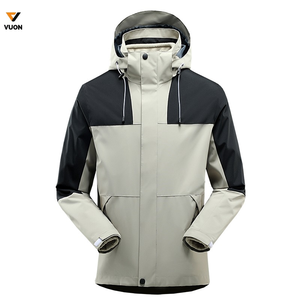 2024 nuevo diseño de chaqueta Softshell de satén para hombre acolchado de nailon impermeable transpirable cortavientos OEM logotipo personalizado ropa de invierno al aire libre - Product Image 6