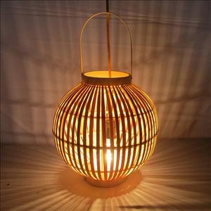 Vietnamese Luxury Handmade Wicker Rattan Hanging <b>Lamp</b> Glass Shade Modern Indoor Outdoor Bamboo Application <b>Lamp</b> Covers Shades - Product Image 3