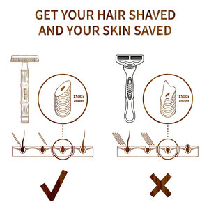 Rasoir à barbe droite pour hommes de haute qualité pour le visage et le corps Rasoir de sécurité en gros de marque privée pour les barbiers - Product Image 5