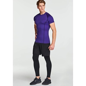 2023 Compression course t-shirts hommes ajusté gym entraînement drifit sport souffle t-shirt - Product Image 4