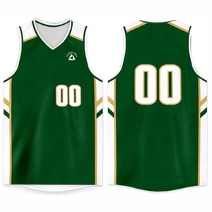 Camiseta de Baloncesto Reversible Personalizada al por Mayor, Transpirable, Antibacteriana, de Secado Rápido, Malla de Poliéster, Tallas Grandes, Estampada - Product Image 4
