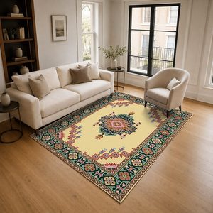 <b>RUGS</b> DEPOT LXDP-0336 Wholesale Beige Brown Contemporary Abstract Digital Printed Machine Washable Chenille Area <b>Rug</b> <b>Non</b> <b>Slip</b> - Product Image 2