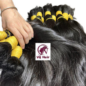 Extensiones de cabello crudo vietnamita de alta calidad, venta al por mayor de Virgin Hair One Donnor Bulk: colores personalizados, 100% de cabello humano - Product Image 1