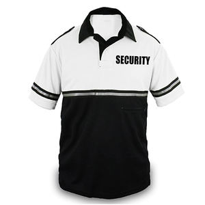 Camisa Polo de Uniforme de Guardia de Seguridad con Bolsillo, Manga Corta, Dos Tonos, Protección UV, Poliéster, Unisex, Primavera - Product Image 2