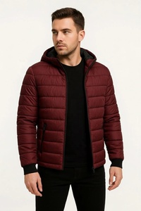 Chaquetas Acolchadas de Algodón para Hombre, Personalizables, Económicas, de Invierno, Estilo Urbano, con Logotipo Frontal, Gruesas, con Cierre Completo - Product Image 5