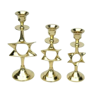 Porte-bougie en métal plaqué or pour la décoration de la maison, support de bougie votive pour table, support de bougie votive en métal suspendu - Product Image 3