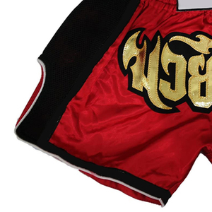 กางเกงขาสั้นมวยไทยขาสั้นสำหรับผู้ชายเสื้อผ้าออกกำลังกายคิกบ็อกซิ่ง - Product Image 5