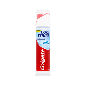 Pasta de dientes Colgate 100mL Cool Stripe Pump ofrece protección de fluoruro y una explosión de frescura fresca - Product Image 2