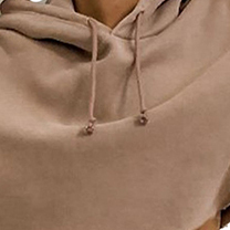 Nouveau meilleur Design Crop Top Hoodies pour femmes et Offre Spéciale matériau frais personnalisable col montant hiver Crop Top Hoodies - Product Image 2