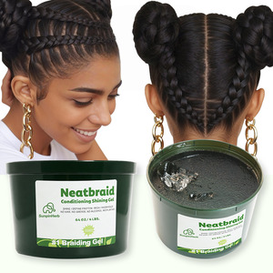 Fabricant de gel coiffant pour tresses OEM ODM de 64 oz, gel coiffant pour tresses et torsades à étiquette privée pour cheveux noirs, approvisionnement en vrac - Product Image 1