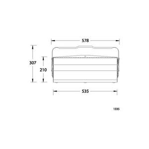 Caja de Herramientas Vacía Gedore Larga de 5 Compartimentos 210x535x225mm - Product Image 5
