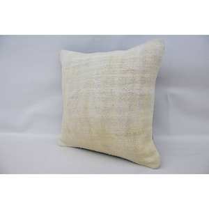 Luxury 16x16 Inch Woven Boho Wool Pillow Tufted Flat Decorative <b>Cushion</b> Vintage Leaves Print Square Ball for Home Sofa Decor - Product Image 3