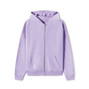 Best Quality Custom Printed Light Zip Hoodies 100% Cotton Soft Comfortable Fleece Drop Shoulder <b>Men</b> Embroidered Puff Printed - Product Image 1