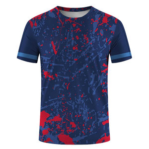 Camiseta de sublimación para hombre más vendida con patrón de letras de logotipo personalizado ecológica y transpirable para uso en exteriores - Product Image 2