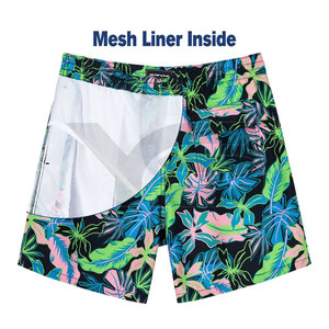 Wholesale OEM Design Sport <b>Shorts</b> 100% Polyester Custom <b>Pattern</b> 2-in-1 Casual Style Pockets Logos Hot <b>Mens</b> <b>Swim</b> <b>Shorts</b> Beach - Product Image 2