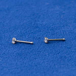 G23 Titan Rõ Ràng Zircon Đá Xương Mũi <span class=keywords><strong>Stud</strong></span> Piercing Đồ Trang Sức Giải Phóng Mặt Trên Bán Và Giảm Giá Trên Hàng Tồn Kho Sản Phẩm - Product Image 4