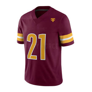 เสื้อเจอร์ซีย์อเมริกันฟุตบอลผ้าเจอร์ซี่แบบอเมริกันแห้งเร็ว - Product Image 1