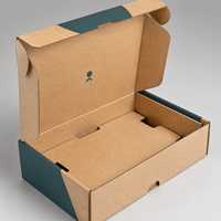 Boîte d'expédition en carton ondulé personnalisée pour l'emballage de chaussures avec fermeture à rabat et insert pliable – Fabricant