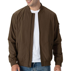 Chaqueta de bombardero para hombre de aspecto elegante, a prueba de viento, cálida para invierno, manga larga, chaqueta de bombardero cómoda para hombre - Product Image 3