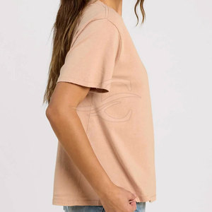 Camiseta de Verano para Mujer, Informal, de Lona, Ecológica, Ligera, de Manga Corta, con Color y Diseño Personalizados - Product Image 3