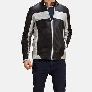 Veste de moto en cuir respirant très vendue Veste de moto en cuir personnalisée OEM - Product Image 1