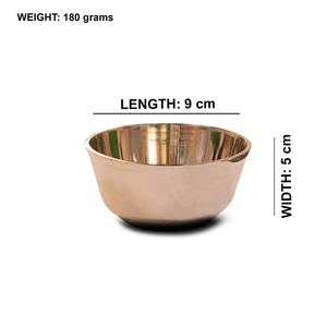 Pure Source India Bol Kansa en bronze fait à la main Bol de service en métal pour salle à manger Cuisine Maison Direct du fabricant - Product Image 2