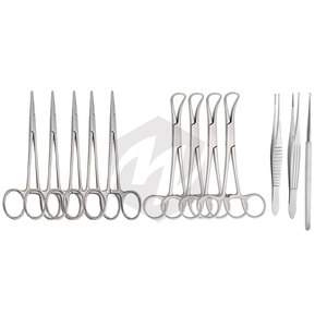 Set de Traqueostomía de 41 Piezas, Kit Manual de Cirugía ORL, Instrumentos Quirúrgicos para Bypass Menor, Cricotirotomía de Emergencia, Quirófano Nasal y de Tiroides - Product Image 3