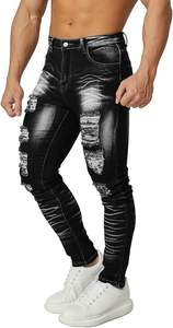 Pantalones vaqueros de servicio OEM de último diseño para hombre, pantalones vaqueros cómodos de calidad superior con diseño personalizado para hombre - Product Image 2