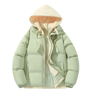 Chaqueta de invierno con capucha para hombre de alta calidad, ropa de abrigo cálida, chaqueta acolchada gruesa, chaqueta acolchada resistente al agua, abrigos - Product Image 1