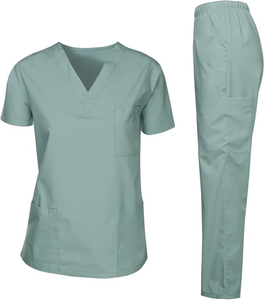 Uniforme médico moderno | Diseño personalizable con tela suave y transpirable | Perfecto para uso clínico y de bienestar - Product Image 5