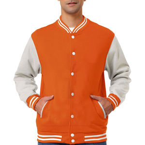 Chaqueta Universitaria de Béisbol para Hombre, Personalizada con Logotipo, Material Delgado de Poliéster/Algodón de Alta Calidad, Diseño con Letras, Impermeable - Product Image 2