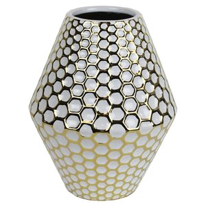 Resort et Bars Table Top Vase à fleurs décoratif Ensemble de 3 finition plaquée or Vase à fleurs en métal de qualité supérieure - Product Image 2