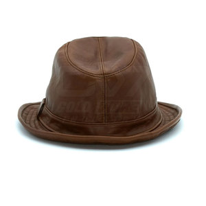 Chapeaux en cuir de la meilleure qualité en gros Nouveaux chapeaux en cuir personnalisés de taille adulte en stock Chapeaux en cuir de mode - Product Image 1