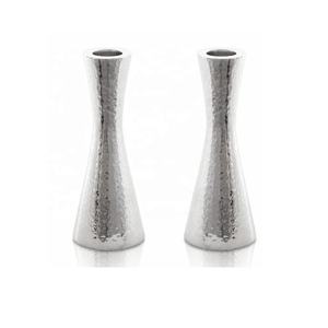 Candelabros de pilar de aluminio fundido de alta calidad Portavelas de metal modernista de aluminio fundido sólido - Product Image 3