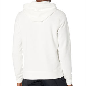 Vente en gros de sweatshirt à capuche ajusté taille normale pour hommes avec logo personnalisé unisexe surdimensionné en coton à manches longues - Product Image 2