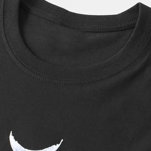 เสื้อยืดผ้าฝ้ายโอเวอร์ไซส์สำหรับผู้ชายเสื้อยืดถักทรงสลิม - Product Image 3