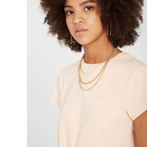 Camiseta cómoda de algodón de manga corta para mujer - Product Image 5