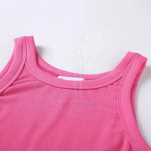 Etiqueta personalizada, camisetas sin mangas de estilo popular hechas en fábrica para mujer, camiseta sin mangas de baja tasa del mejor fabricante, alta calidad - Product Image 4