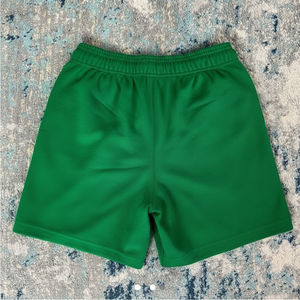 Streetwear pour homme, style vintage uni, en tissu peigné de coton épais, à taille élastique avec cordon de serrage, séchage rapide, respirant, délavé soleil et à bords coupés - Product Image 2