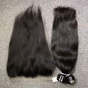 ผมบริสุทธิ์จาก100% สำหรับต่อผมผมตรงสีอ่อนธรรมชาติ - Product Image 3