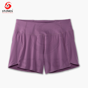 Pantalones cortos de Yoga de entrenamiento de cintura alta personalizados al por mayor para mujeres pantalones cortos casuales para correr para mujeres - Product Image 1