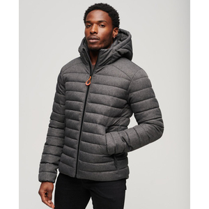Chaqueta de burbuja de manga larga para hombre con estampado personalizado 2025 para el invierno, las mejores fabricaciones para exteriores con cuello con capucha - Product Image 2