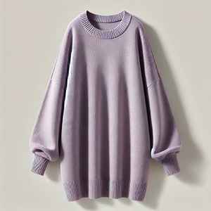 Pull en tricot en viscose/coton pour femme avec col en V et boutons recouverts, manteau décontracté toutes saisons - Product Image 3