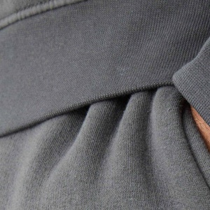 Conjunto Deportivo de Algodón Gris para Hombre, Sudadera de Cuello Redondo, Pantalones Jogger, Color Sólido, Estilo Casual para Otoño, Corte Regular de Longitud Completa - Product Image 5